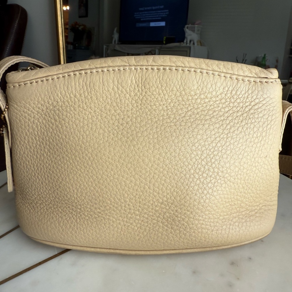 Coach Vintage Sonoma Small Zip Natural Grain Soft Milled Italy Leather Bag 4918 - Picture 3 of 16